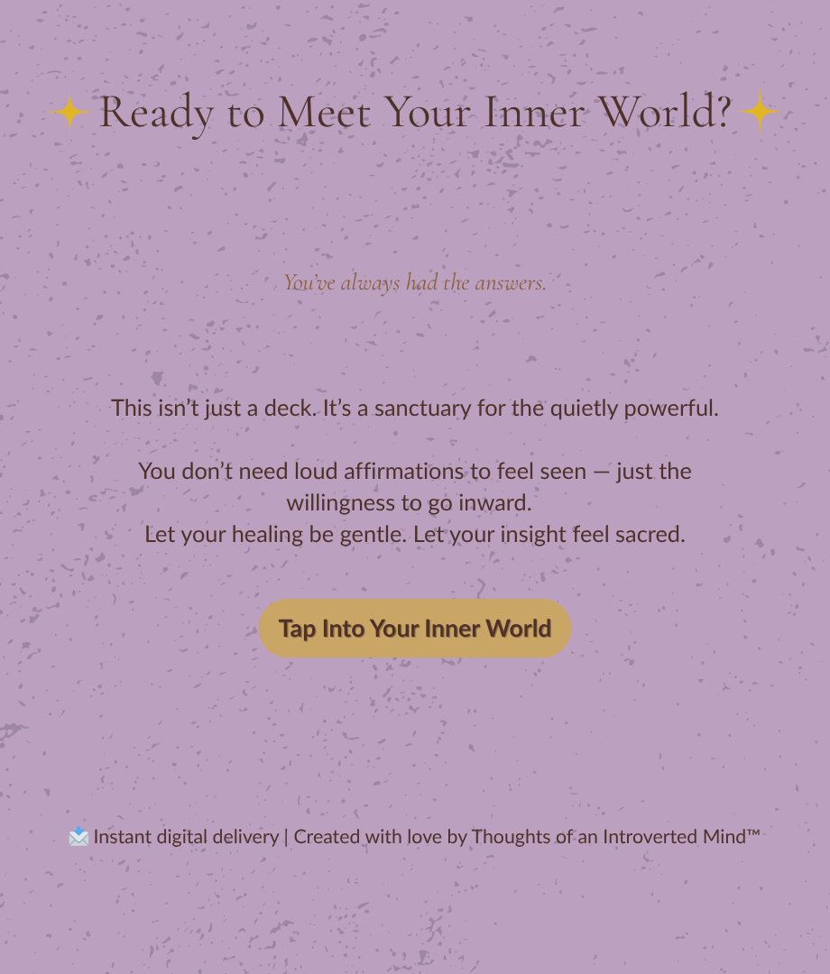 The Inner World Reflection Deck (Digital Download)