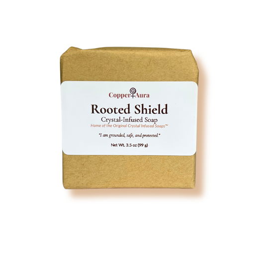 Rooted Shield – Black Tourmaline Crystal-Infused Soap