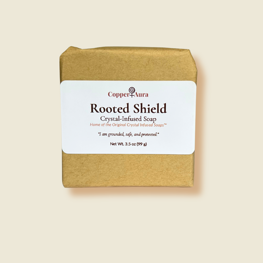 Rooted Shield – Black Tourmaline Crystal-Infused Soap